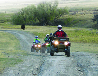 OHV riding is a popular sport on national forest lands.