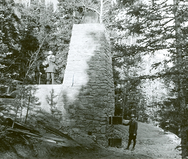 Kernerators, incineration units were often used on forest lands, and contained in large mason structures. Today, only one remains on the Arapaho Roosevelt  National Forest.